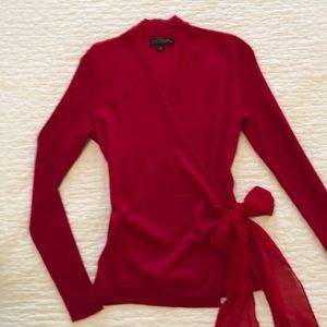 AT Red XS wrap Sweater